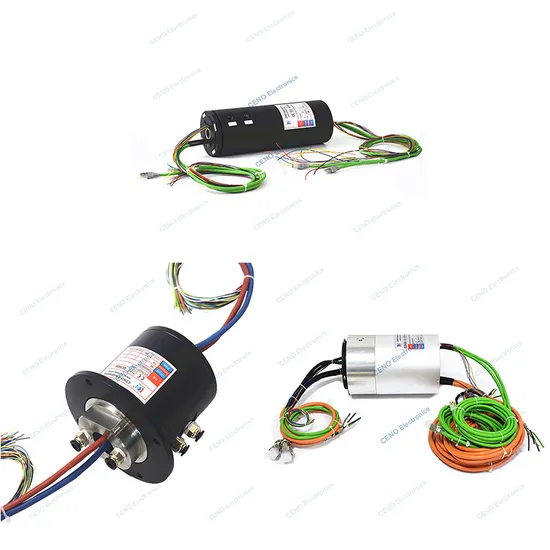 integrated signal slip ring combined with Hydraulic