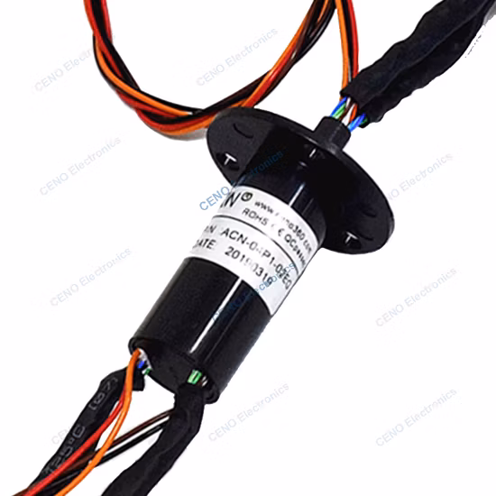 Capsule Slip Ring with Gigabit Ethernet Signal