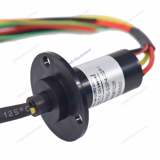 Capsule Slip Ring With Electrical Power Collector For Industrial Application