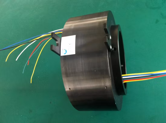 Reliable ID 50mm Through Hoe Slip Ring with Cat 6E Ethernet Signal